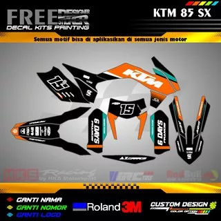 Decal Stiker Motor KTM 85 SX WS14