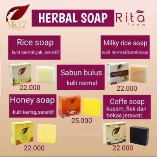 TERLARIS! SR12 Bulus Soap/Coffee Soap/Honey Soap/Milky Soap/Rice Soap (sabun herbal)