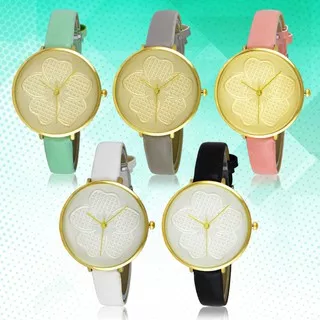 3D Gold Flower Watch TM8760 - Jam Tangan Wanita - Jam Tangan Fashion