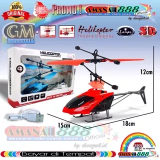 Helikopter Sensor Tangan Mainan Anak Laki laki Helicopter Induction Aircraft / BRO1409