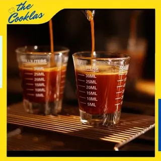 Espresso Shot Glass / Gelas Ukur Takar Kopi Espresso /Sloki