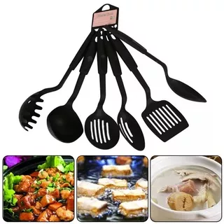 (Colour)Kitchen tools set 6 pcs atau alat masak spatula set