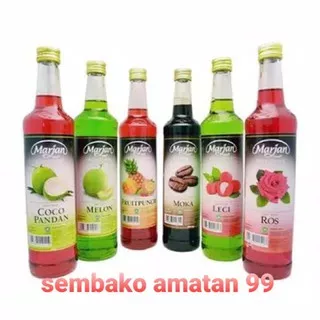 Sirup Marjan Boudoin 460ml / MARJAN SIRUP COCOPANDAN / MELON 460 ML