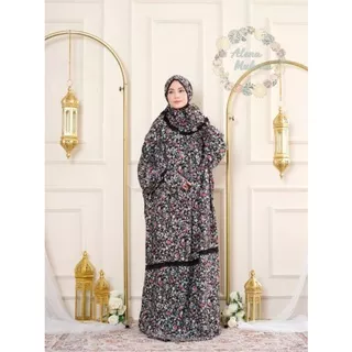 Mukena Fatimah NEW (mukena terusan/jubah) by Alena Mukena