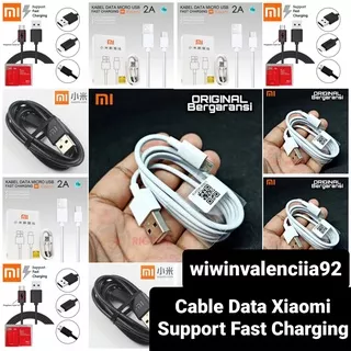 Cable Charger Fast Charger Support 18W Xiaomi Redmi 2 2s 3 3s 3-PRO 4 4A 4X 4-Prime 5 5+ 6 6A 6PRO 7 7A Redmi 9A 9c Mi A2 Lite ( Cable Fast Charging 3.0 )  ORISINIL ASLI 100%/ KABEL DATA MICRO USB  5V-9V = 1.0--2.4 AMPERE Cassan-Casan HP ORi-ORIGINAL PRO