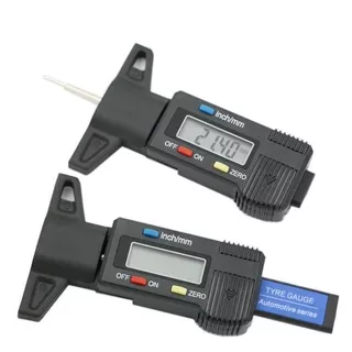 SLLUADSTORE GemRed Alat Ukur Kedalaman Ban Digital Tyre Tread Depth Gauge QST-601