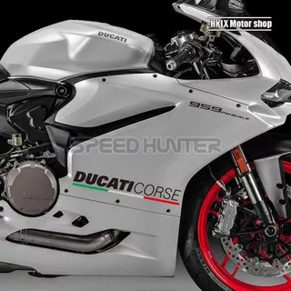 Stiker Ducati Corse Ducati 848 899 959 1098 21 Reflektif Untuk Motor