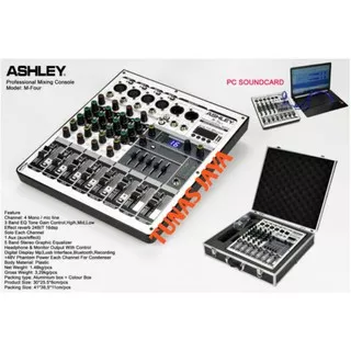 MIXER ASHLEY M-FOUR MIXER AUDIO ASHLEY M FOUR ASHLEY MFOUR MIXER ASHLEY M4