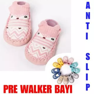 Kaos Kaki Bayi Fashion PRE WALKER Original Impor Katun Anti Slip Kaos Kaki Bayi