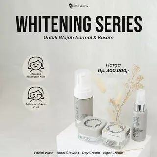 PAKET PERAWATAN WAJAH MA GLOW PAKET WHITENING SERIES MA GLOW ORIGINAL / Paket Whitening Series