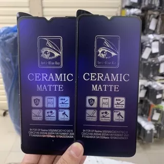 Ceramic Glass Oppo A16 New - Matte Anti Blue Ray Screen Protector - UA