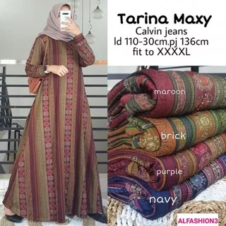 Tarina Maxy Gamis Calvin Jeans by Alfashion