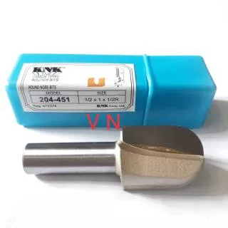 Mata Profil/Router 25.4 mm Round Nose Bits (204-451)Gagang 12.7 mm KNK