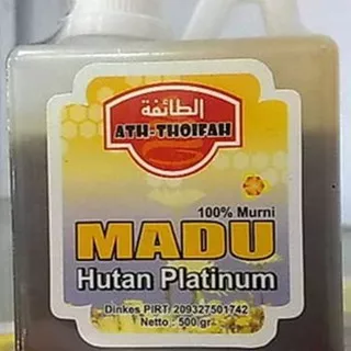 Madu Hutan Platinum Ath Thoifah 500gr - Madu Hutan Murni 500 gram