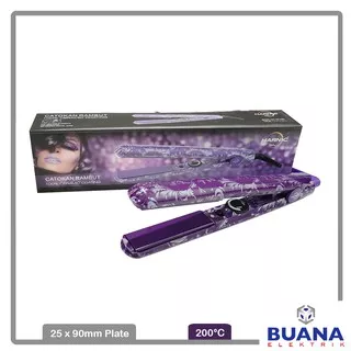 catokan rambut Harnic Heles HL-720 Pelurus Rambut / Catokan / Hair Straightener 3 in 1 Lurus Keriting Blow-Purple