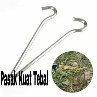 PASAK TENDA DOME|PASAK FLYSHEET  BESI ANTI KARAT TENDA CAMPING |PASAK KUAT TENDA DOME