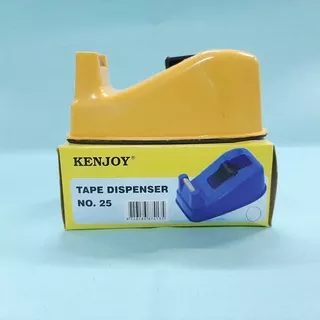 Tempat Solasi Dispenser Solasi Lakban Tape Dispenser KENJOY No25 Kecil Dispenser pemotong solatip kecil