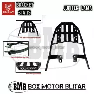 Breket / Bracket / Behel / Dudukan Box Motor Kucay Statis Yamaha Jupiter Lama / Burung Hantu / Old