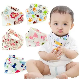 SEMUT ALIT - Celemek Makan Bayi Lucu Slaber Segitiga Baby Bibs Slabber Bayi