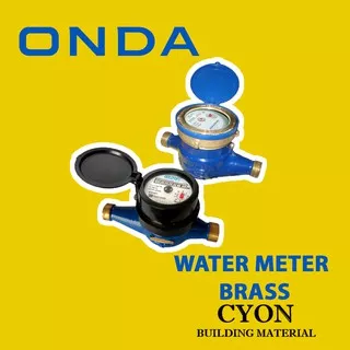 ONDA WATER METER BRASS 1/2 KUNINGAN (METERAN AIR)