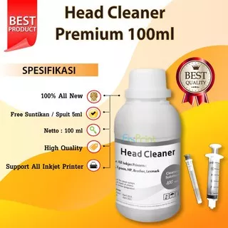 Head Cleaning Cleaner Cairan Pembersih Pencuci Print Head Printer HP Canon Epson dll Isi 100ml