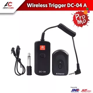 Wireless Flash Trigger DC-04 A / Triger Flash Kamera Lampu Studio DC Remote