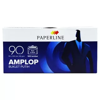 [ PACK ] Amplop Putih / White Envelope Polos - Paperline No. 90 MURAH