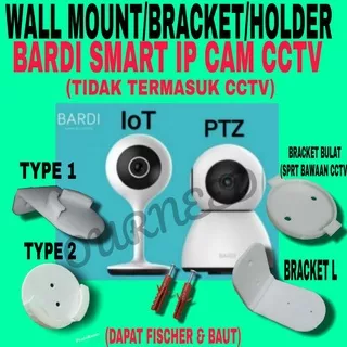 CCTV Kamera Pengintai BARDI IP Security Camera PTZ WiFi Wall Mount Bracket Holder