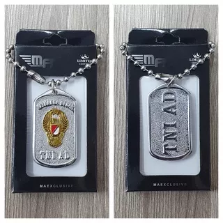 Kalung TNI AD DOG TAG Logo TNI AD Kalung Rantai Kalung Pria Kalung Wanita Kalung Custom