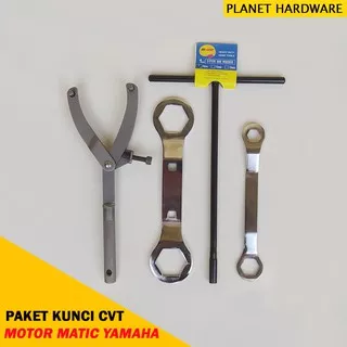 Paket Kunci CVT Motor Matic Yamaha / Treker / Kunci CVT / Kunci T8 / Kunci Pully / Bayar DI Tempat