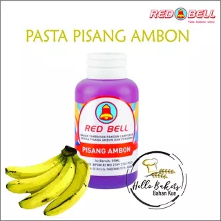 RED BELL PASTA PISANG AMBON 55ML / RED BELL PASTA / PISANG AMBON / PERISA RED BELL