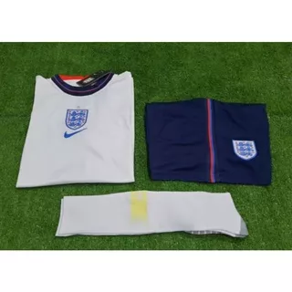 Jersey Bola Inggris Home 1set + Celana + Kaos Kaki Euro 2021 Grade original