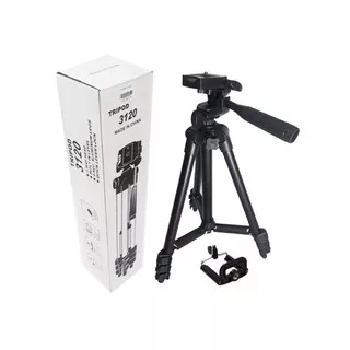 Tripod Black Tripod Hitam Tripod Hp Handphone Tripod TEFENG TF-3120 1M Tripod Weifeng 3120 Black Tripod HP Tripod Handphone Tripod Ring Light Tripod Kamera Tripod HP Ring Light