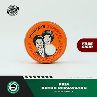 Pomade Oil based Pomade Murrays SUPERIOR Hair Dressing Pomade - Minyak Rambut Pria