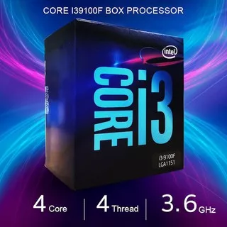 Intel Core i3 9100F 9th Gen Coffeelake-S 4 Cores up to 4.2 GHz Turbo