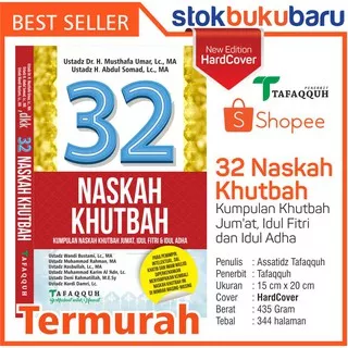 Buku 32 Naskah Khutbah Kumpulan Khutbah Jumat Idul Fitri dan Idul Adha