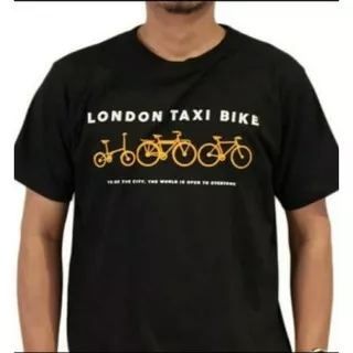 tshirt baju kaos London taxi bike