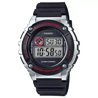 JAM TANGAN DIGITAL PRIA CASIO W-216H-1CVDF / W-216H-1C ORIGINAL & BERGARANSI