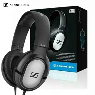 Sennheiser Hd 206 Headset Headphone Over Ear Stereo Kabel Noise Canceling Kualitas Tinggi Warna Hitam