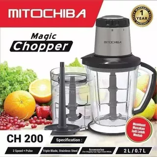 Mitochiba Food Chopper CH200 - Multi Blender Chopper / Ice Crusher