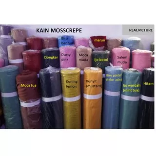 Kain Moss Crepe / bahan gamis