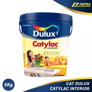 CAT TEMBOK DULUX CATYLAC INTERIOR 5KG PUTIH CREAM