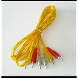 KABEL RCA 3 KE 3 TRANSPARAN - KABEL DVD 3X3 TRANSPARAN