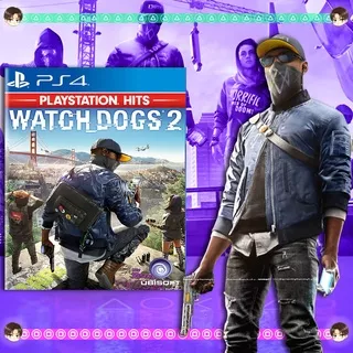 Watch Dogs 2 Playstation Hits Kaset Game BD PS4 Games Playstation 4