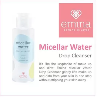 EMINA Micellar Water Drop Cleanser 100ml/Pembersih Wajah Emina/Pembersih Makeup Emina