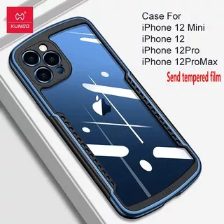 Xundd Case For iPhone 12 Pro Max Case Shockproof Cover Protective Transparent Case For iPhone12 Mini Pro Max 5.4 6.1 6.7 Cases Heat dissipation