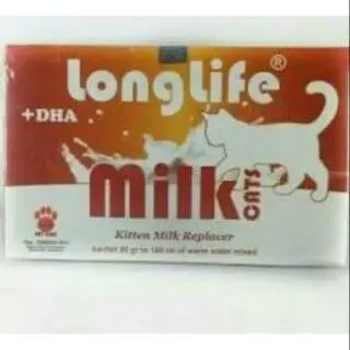 Long life satu box isi 12 susu kucing