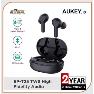 AUKEY EARBUDS EP-T25 TRUE WIRELESS HIGH FIDELITY AUDIO GARANSI RESMI 2 TAHUN