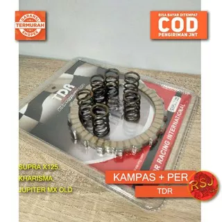 Kampas Kopling Tdr Plus Per Kopling Tdr Supra X 125 - Karisma - Jupiter Mx Lama - Old