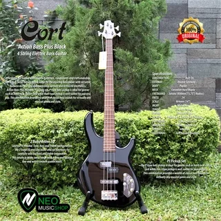 Cort Action Bass Plus 4String with Active EQ Electric Bass Guitar